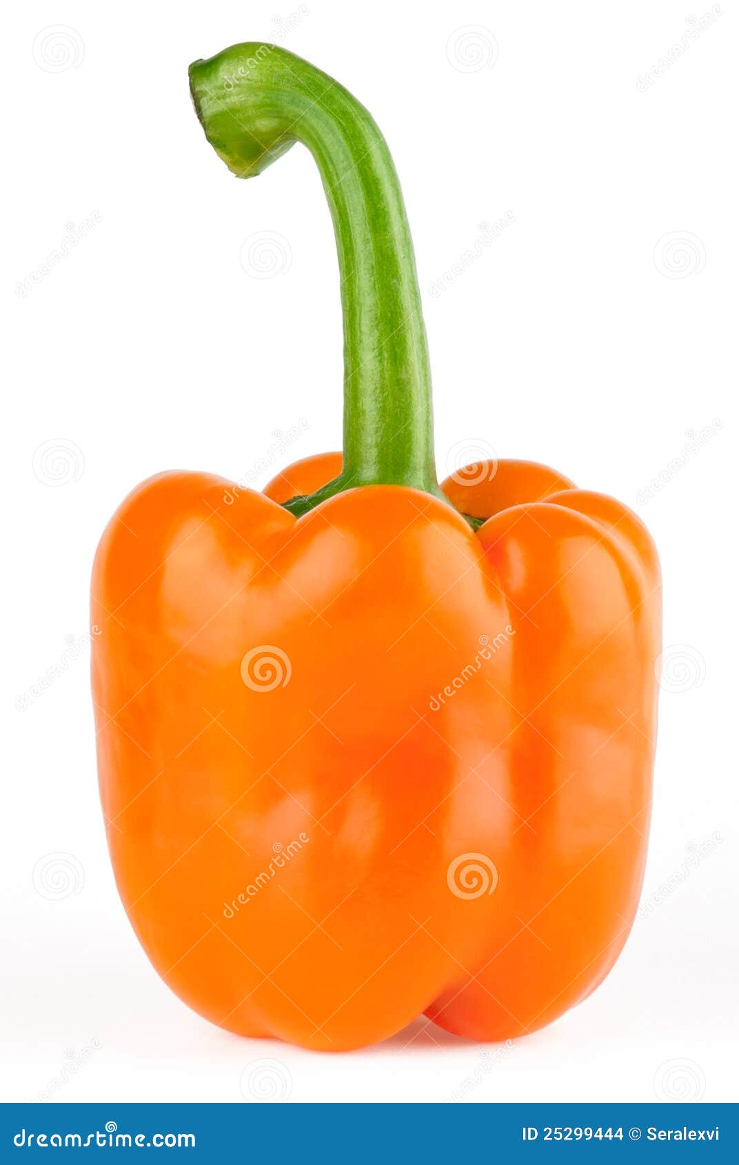 Orange pepper stock photo. Image of healthy, single, organic 25299444