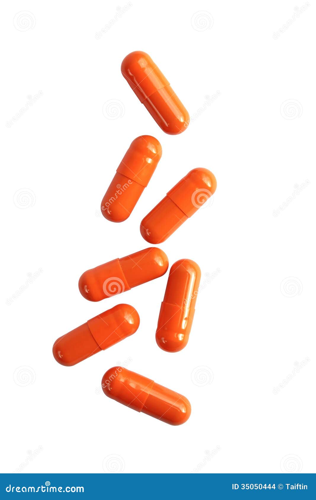 Orange pill capsules stock photo. Image of headache, antibiotic 35050444