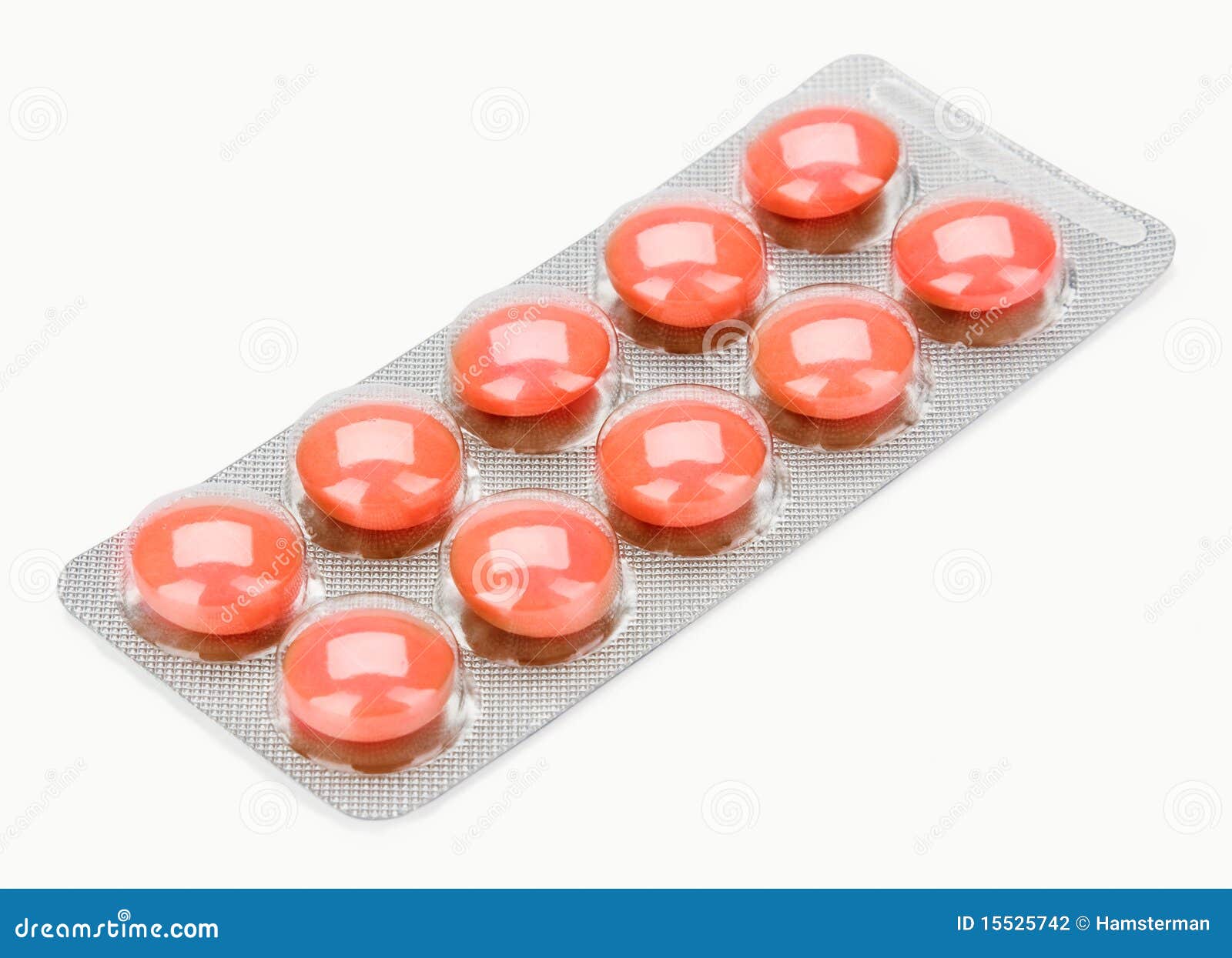 Orange Pills in Blister (bubble) Pack Stock Photo Image of pills