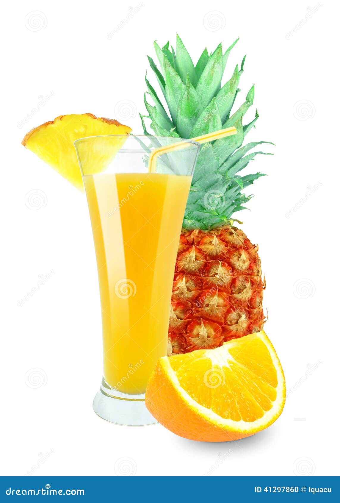 Orangepineapple juice stock photo. Image of studio, bright 41297860