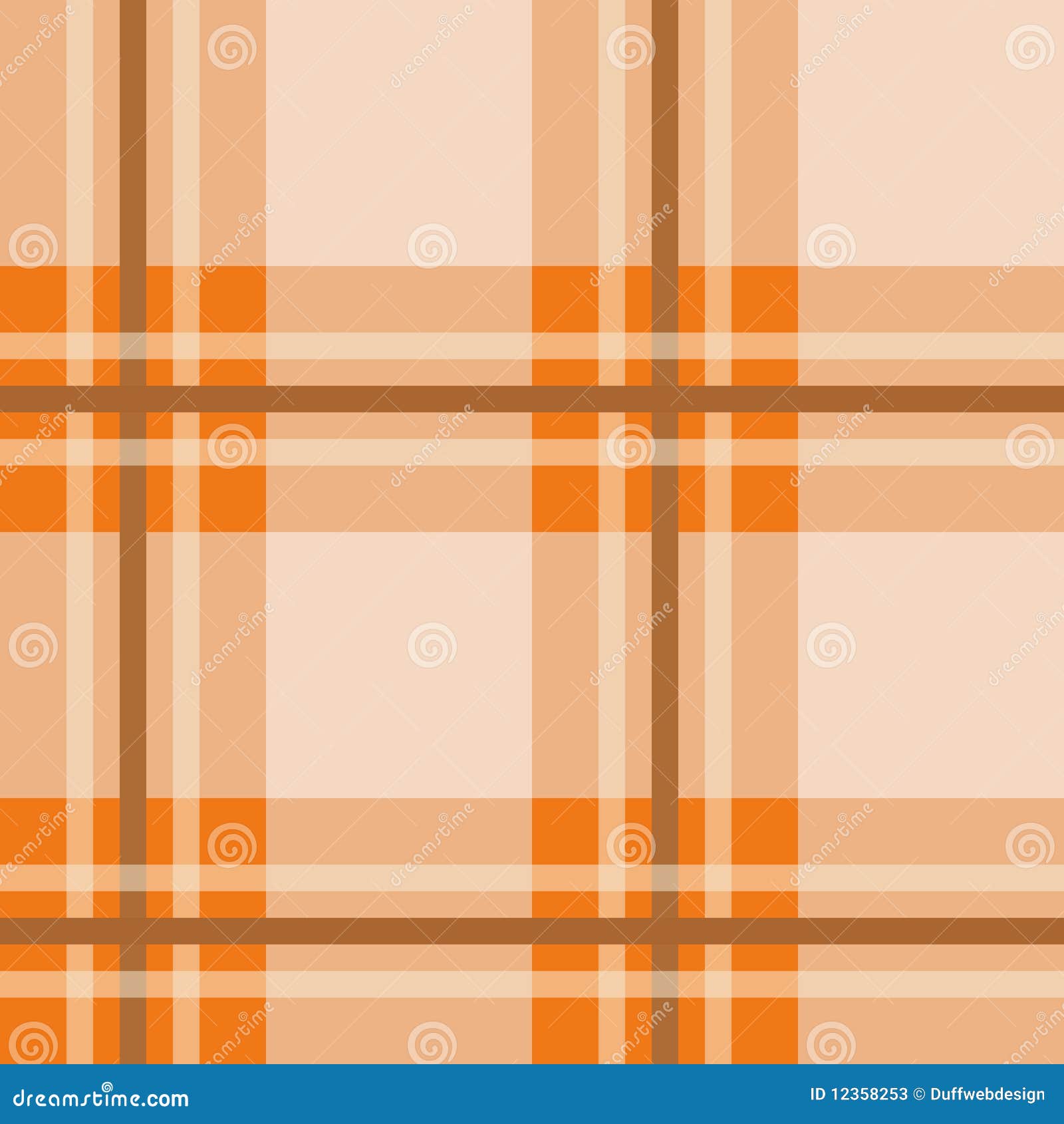 Orange plaid background stock illustration. Illustration of colour