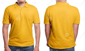 Orange Polo Shirt Design Template Stock Image - Image of apparel ...