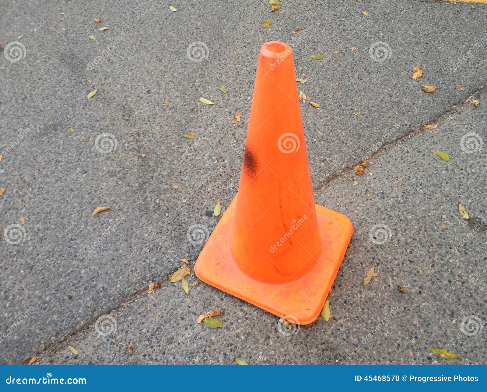 Orange pylon stock photo. Image of pylon, cone, traffic 45468570