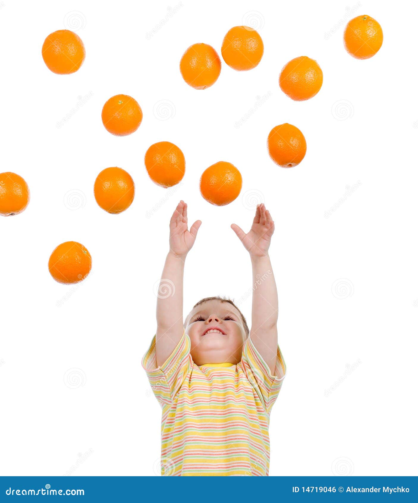 Orange rain stock photo. Image of cheerful, background 14719046