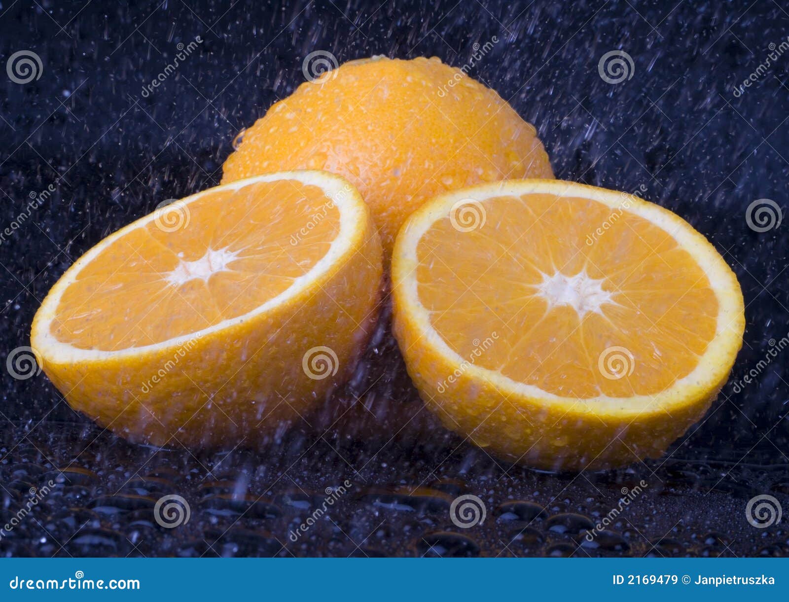 Orange in rain stock image. Image of drop, cuisine, meal 2169479