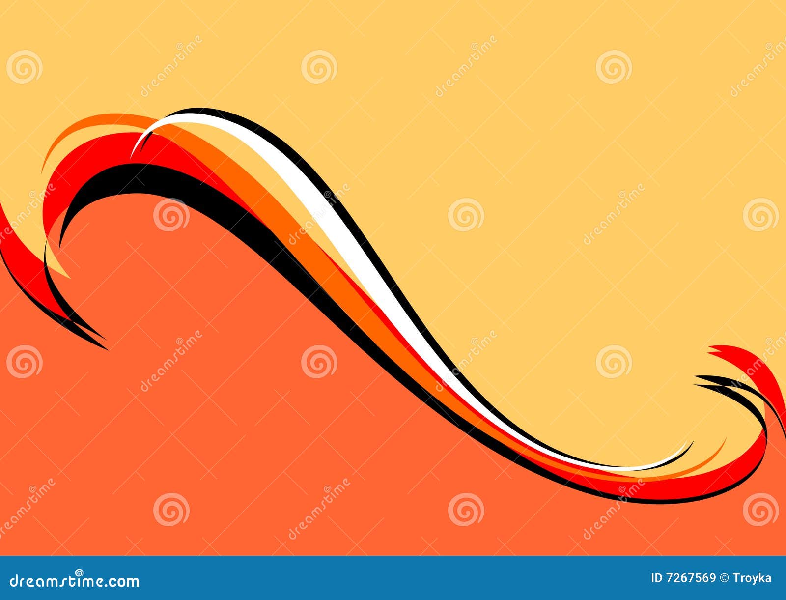 Orangeredblack Background. Stock Vector Illustration of gale, storm