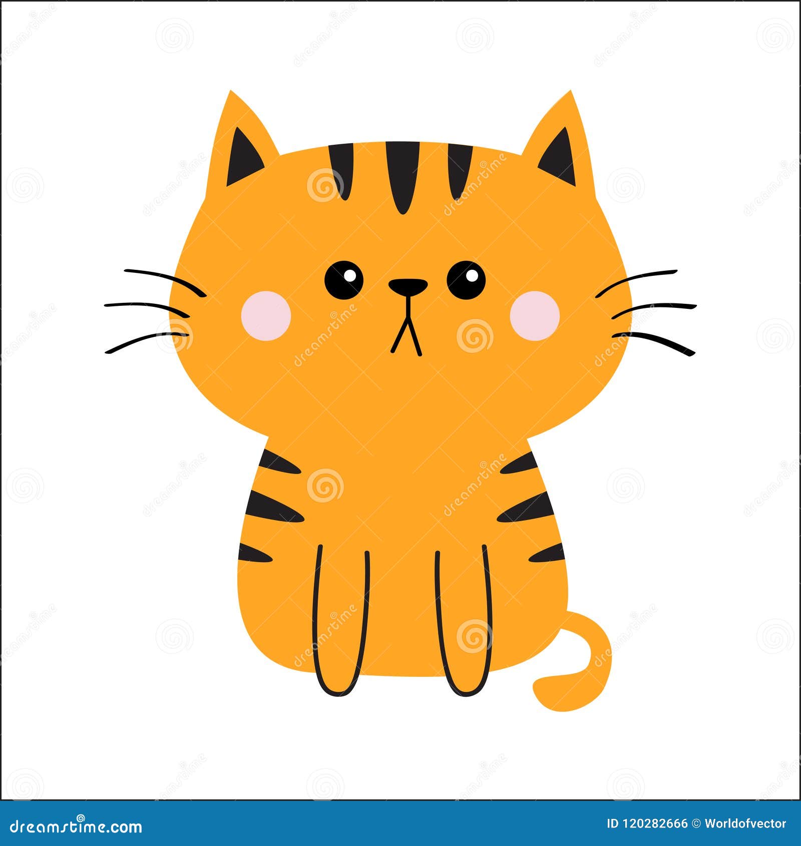 Choto Der Xx Video - Orange Red Cat Sad Head Face Silhouette. Cute Cartoon Sitting Kitty  Character. Kawaii Animal. Funny Baby Kitten Stock Vector - Illustration of  look, animal: 120282666