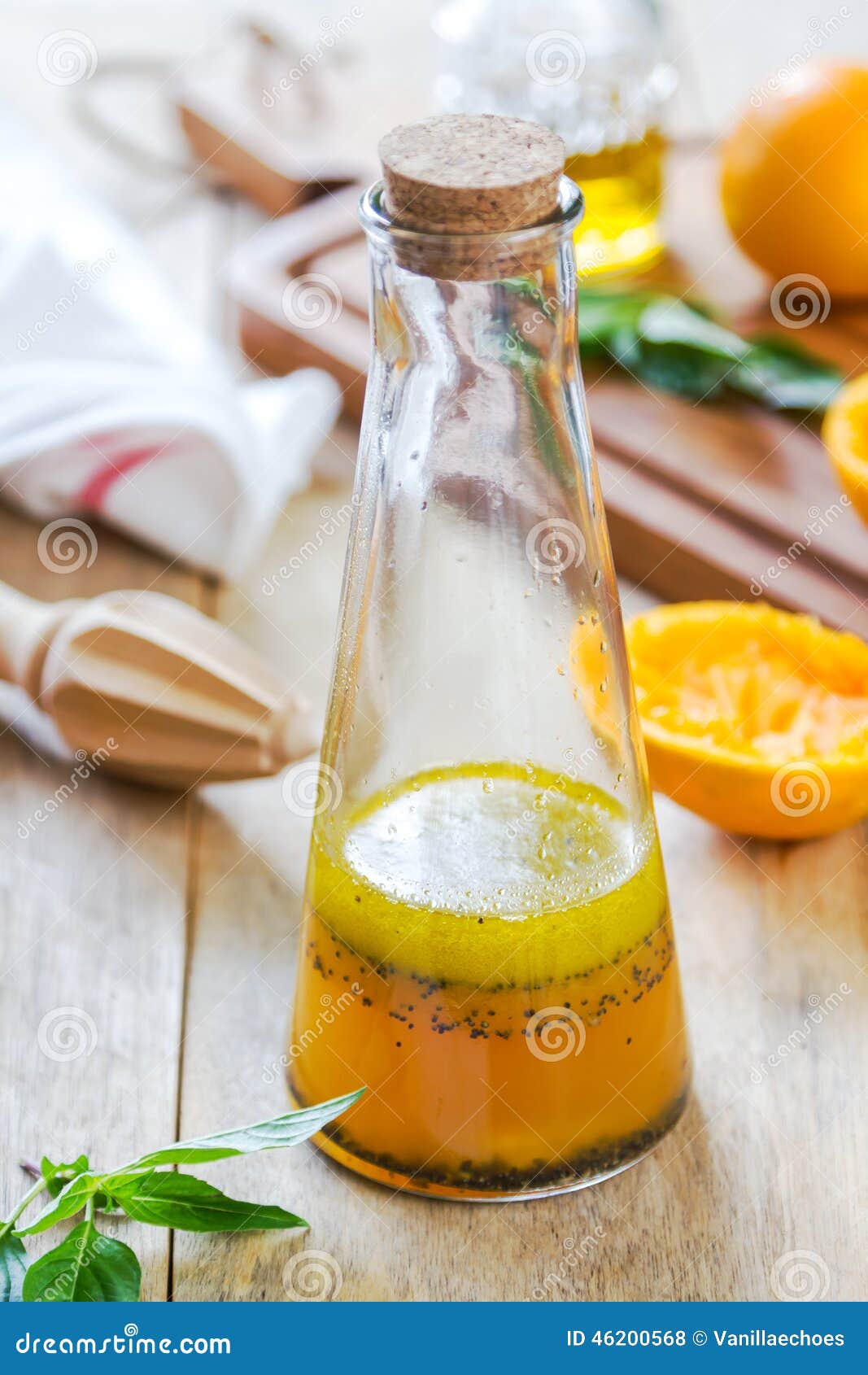 Orange Salad Dressing with Poppy Seed Stock Photo Image of juice