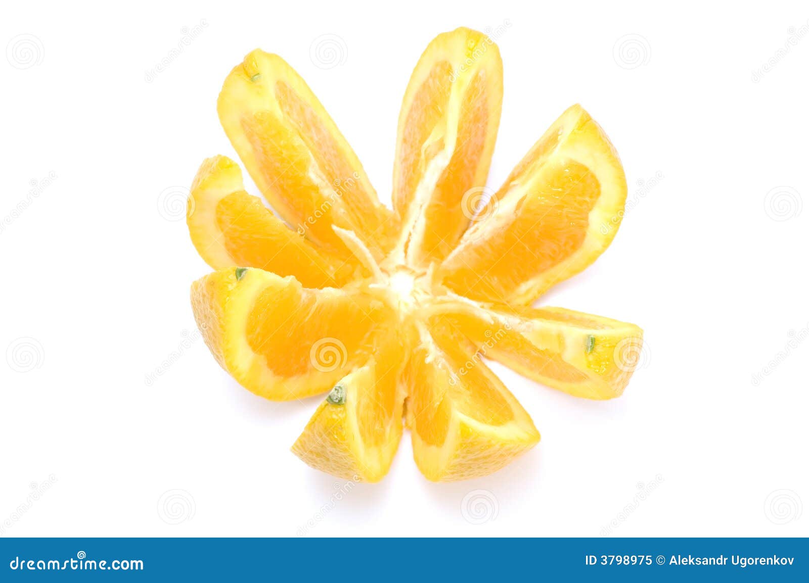 Orange segments stock image. Image of fruits, oranges 3798975