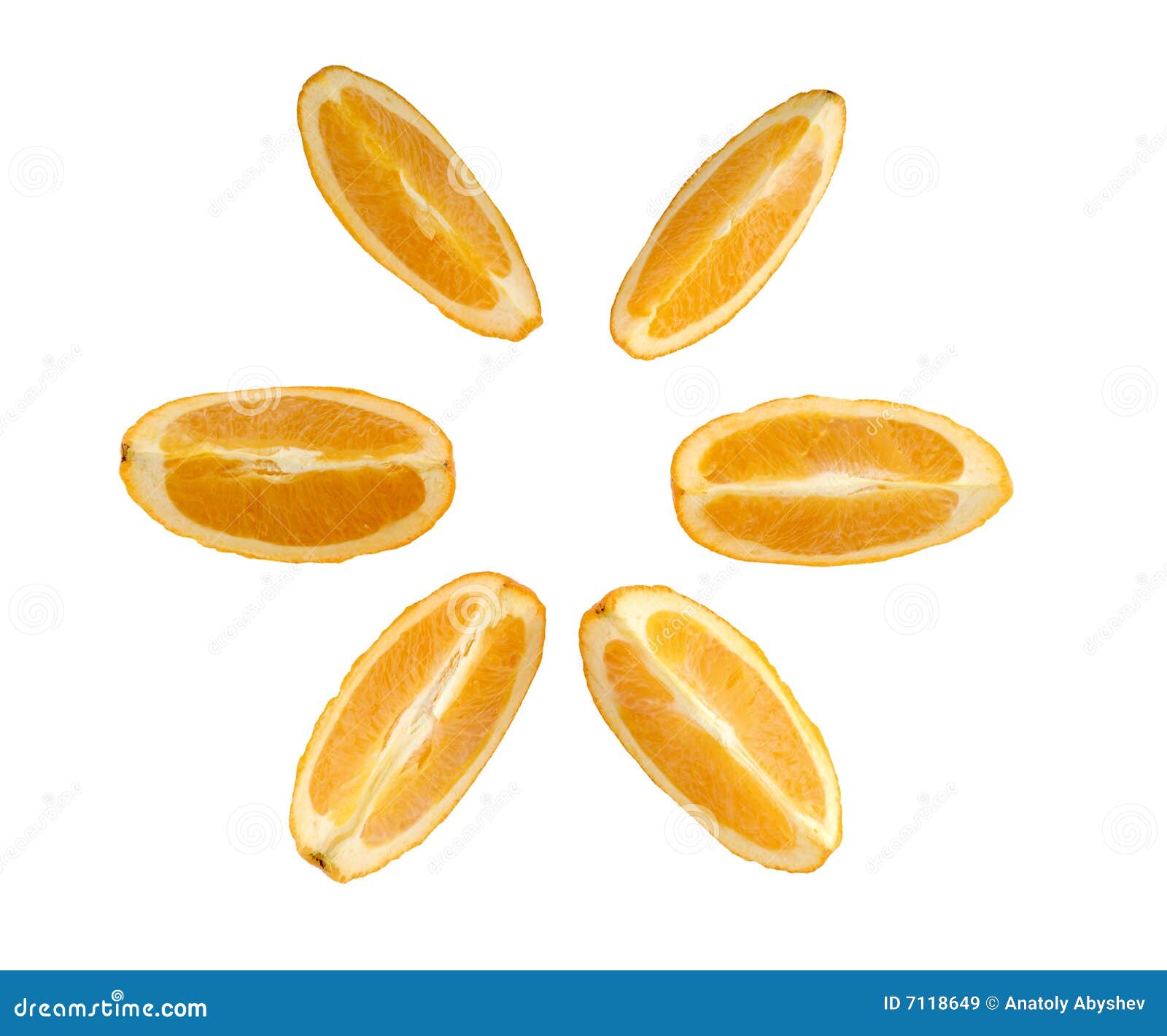 Orange segments stock image. Image of segment, rich, quarter 7118649