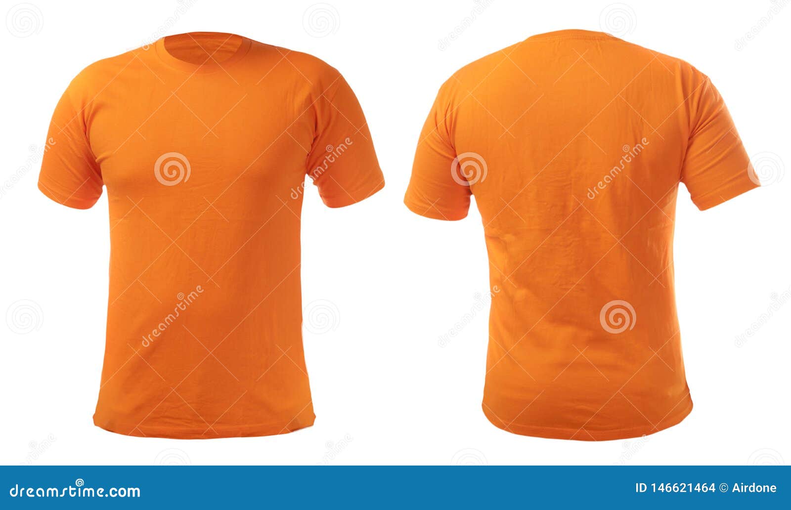 Orange Shirt Design Template Stock Photo - Image of fashion, apparel ...