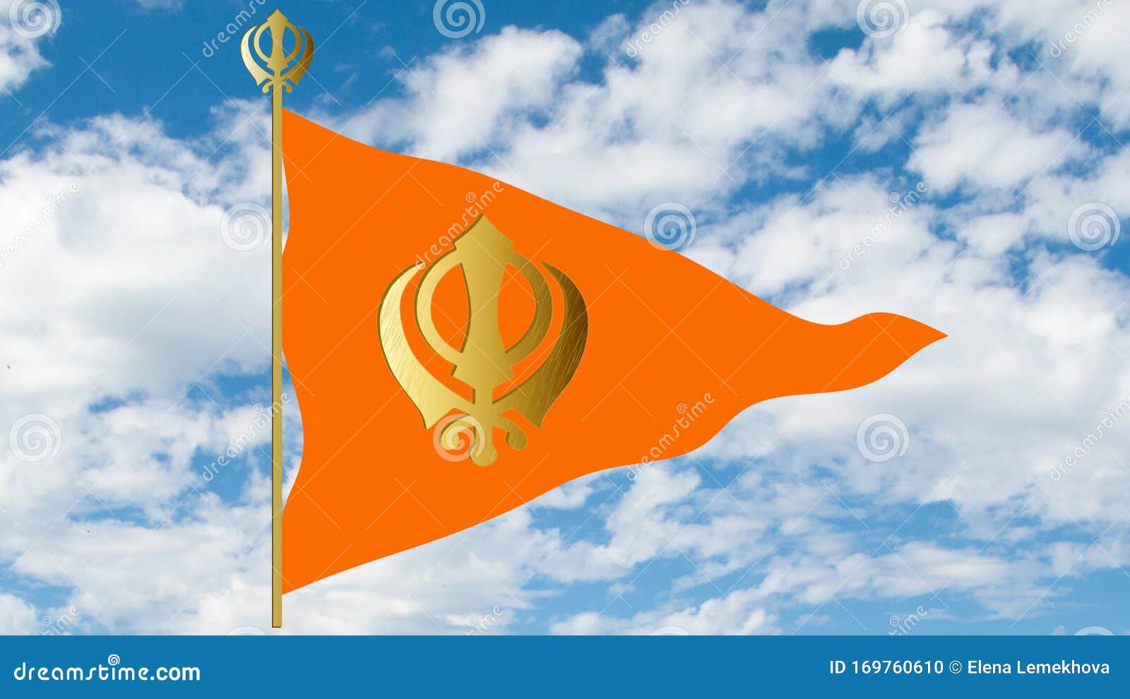 SIKH FLAG 5' x 3' Sikhs Flags India Indian Sikhism Khanda Asia