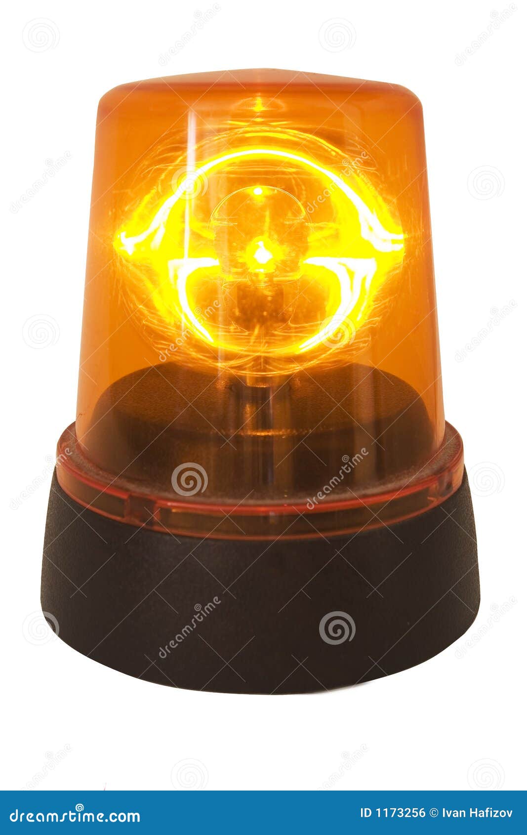 Orange siren stock photo. Image of works, siren, enforce - 1173256