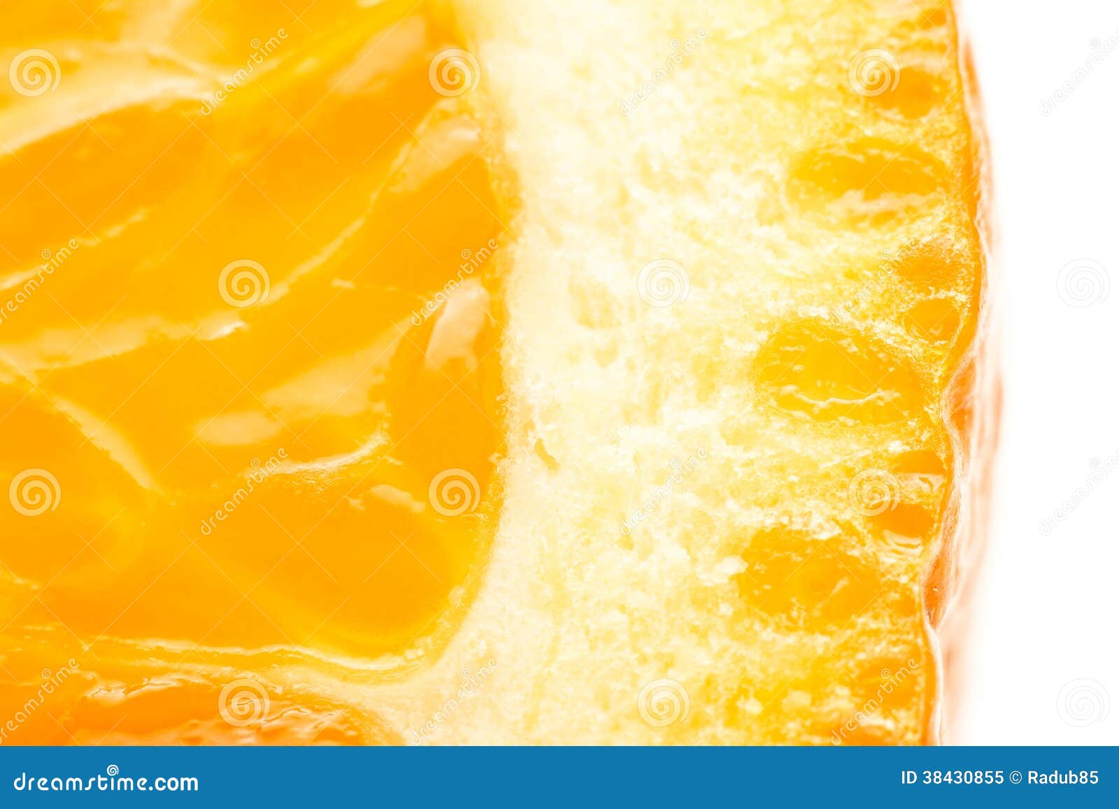 Orange Slice Peel Isolated Stock Image Image Of Healthy 38430855