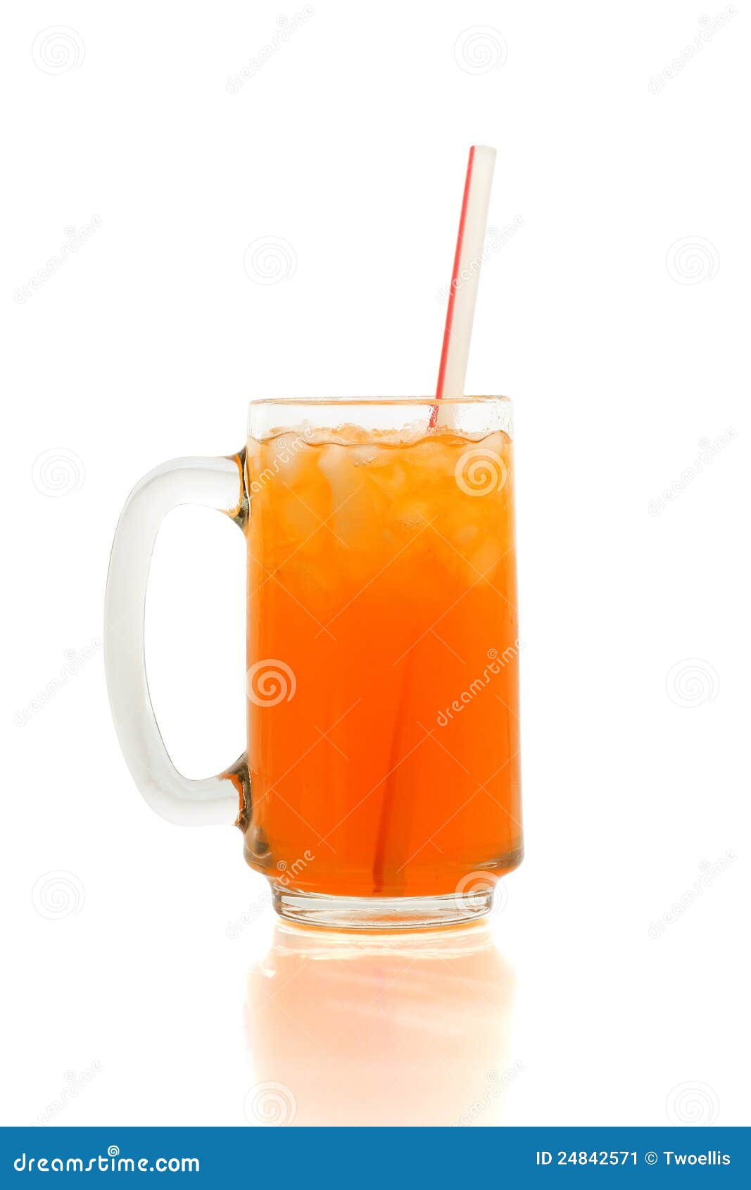 Orange Soda stock image. Image of refreshment, reflection 24842571