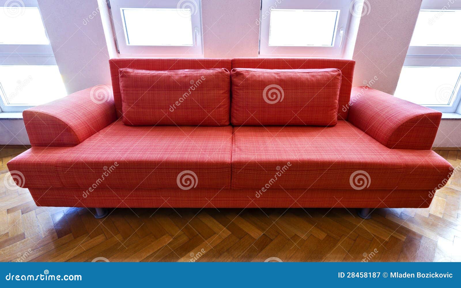 Orange sofa stock image. Image of soft, sofa, interior 28458187