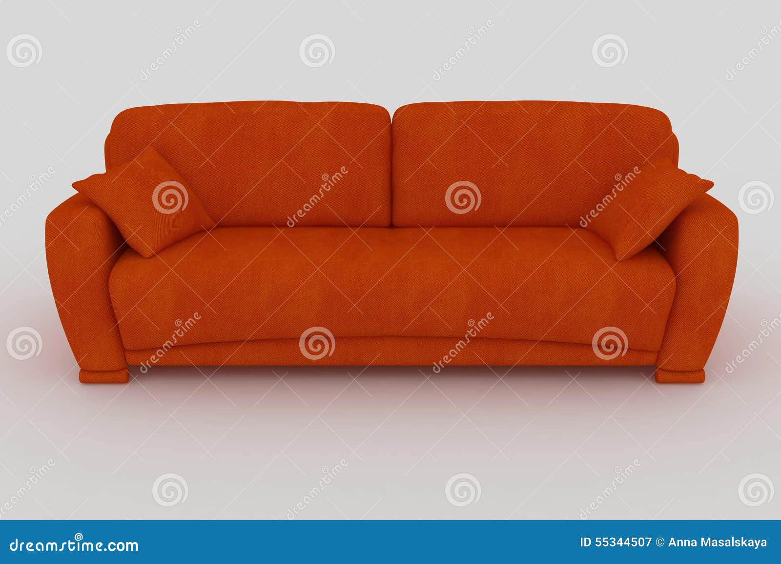 Orange sofa stock image. Image of luxury, interior, refreshment 55344507