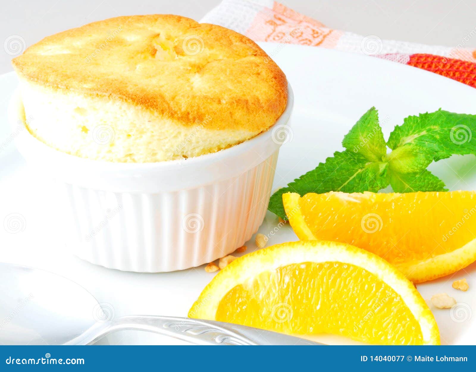 Orange Souffle stock image. Image of fresh, dish, dessert 14040077