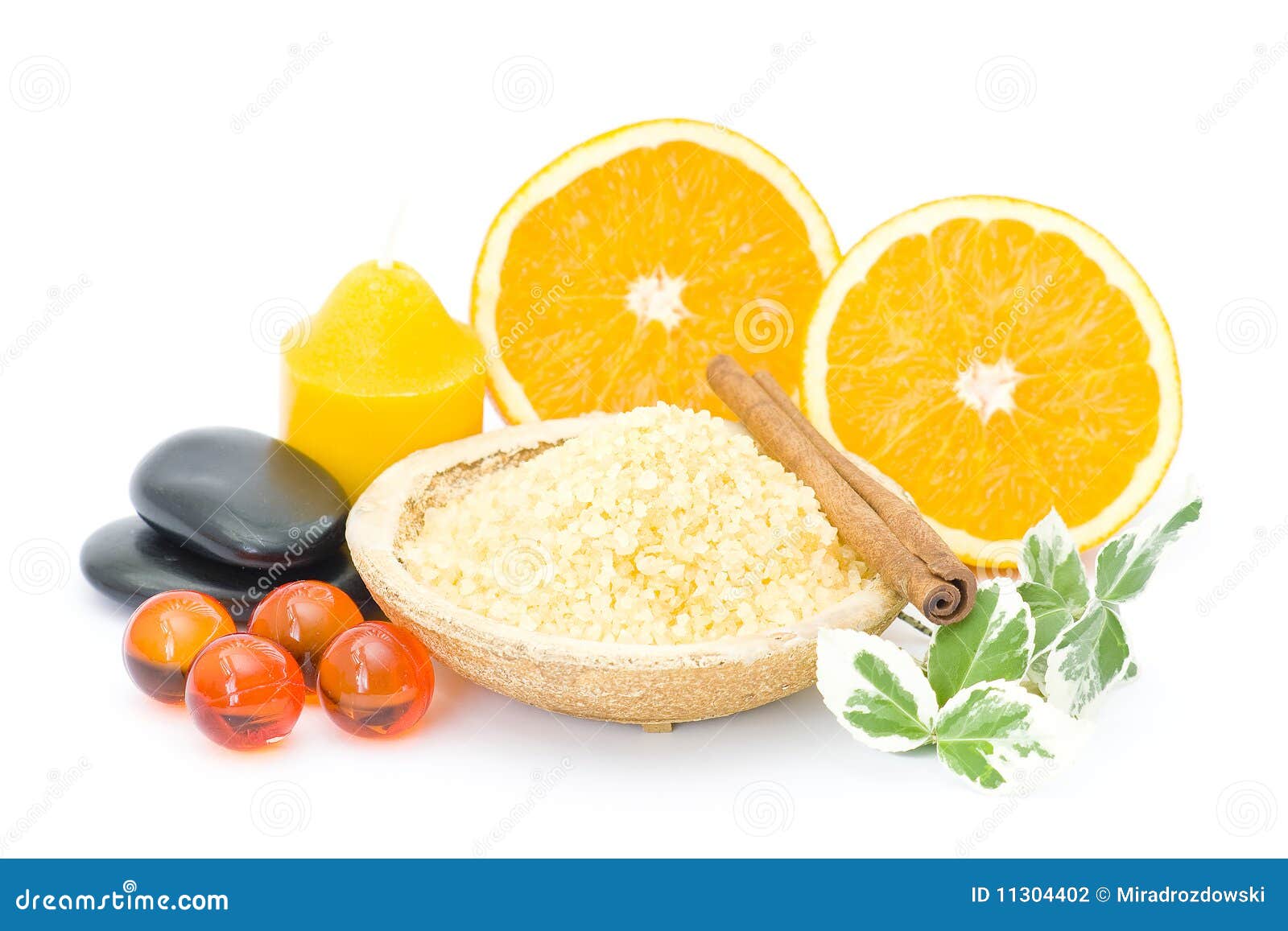 Orange spa stock photo. Image of medicine, health, container 11304402