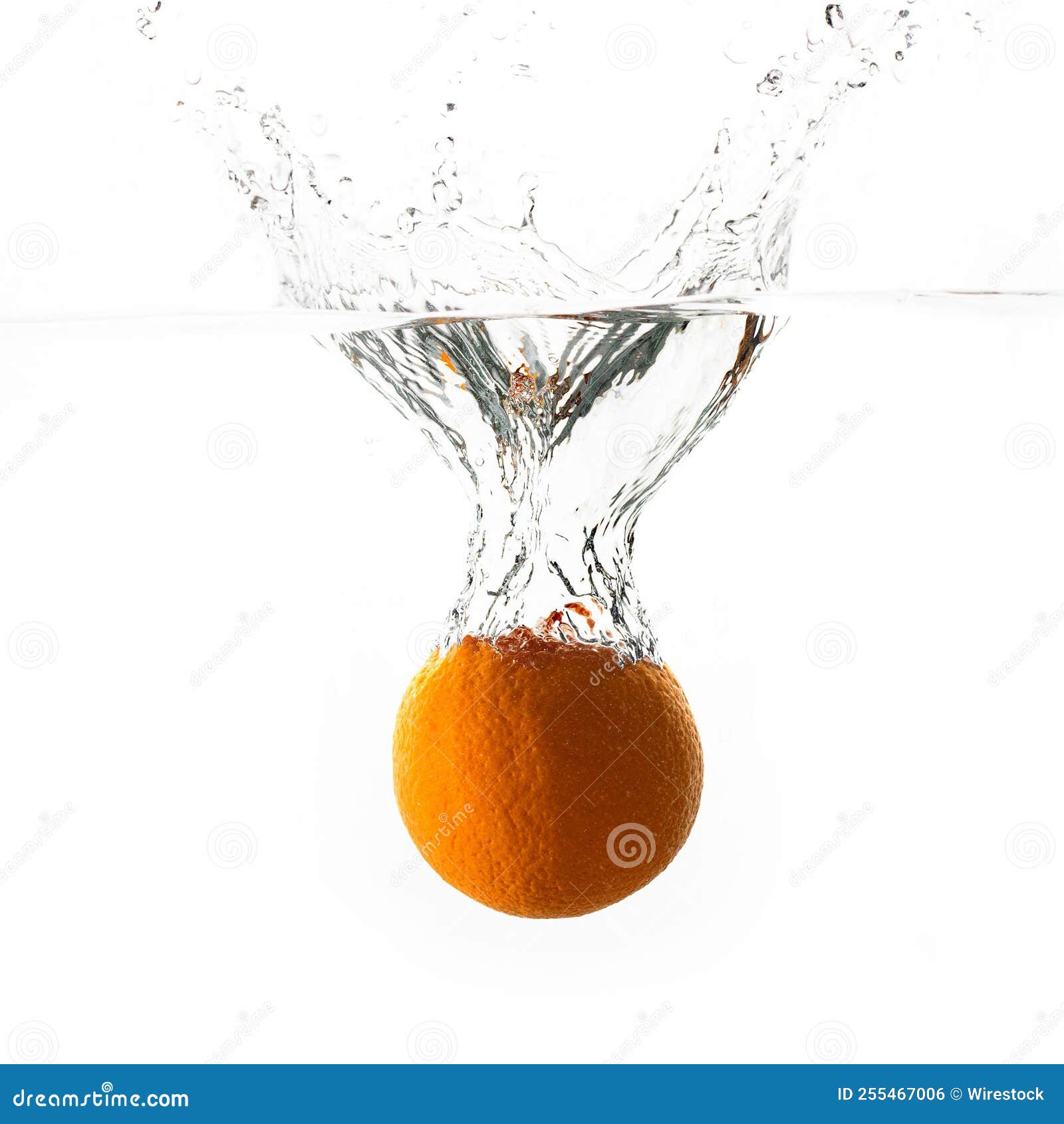 Orange Splashing into the Water Stock Photo Image of refreshment