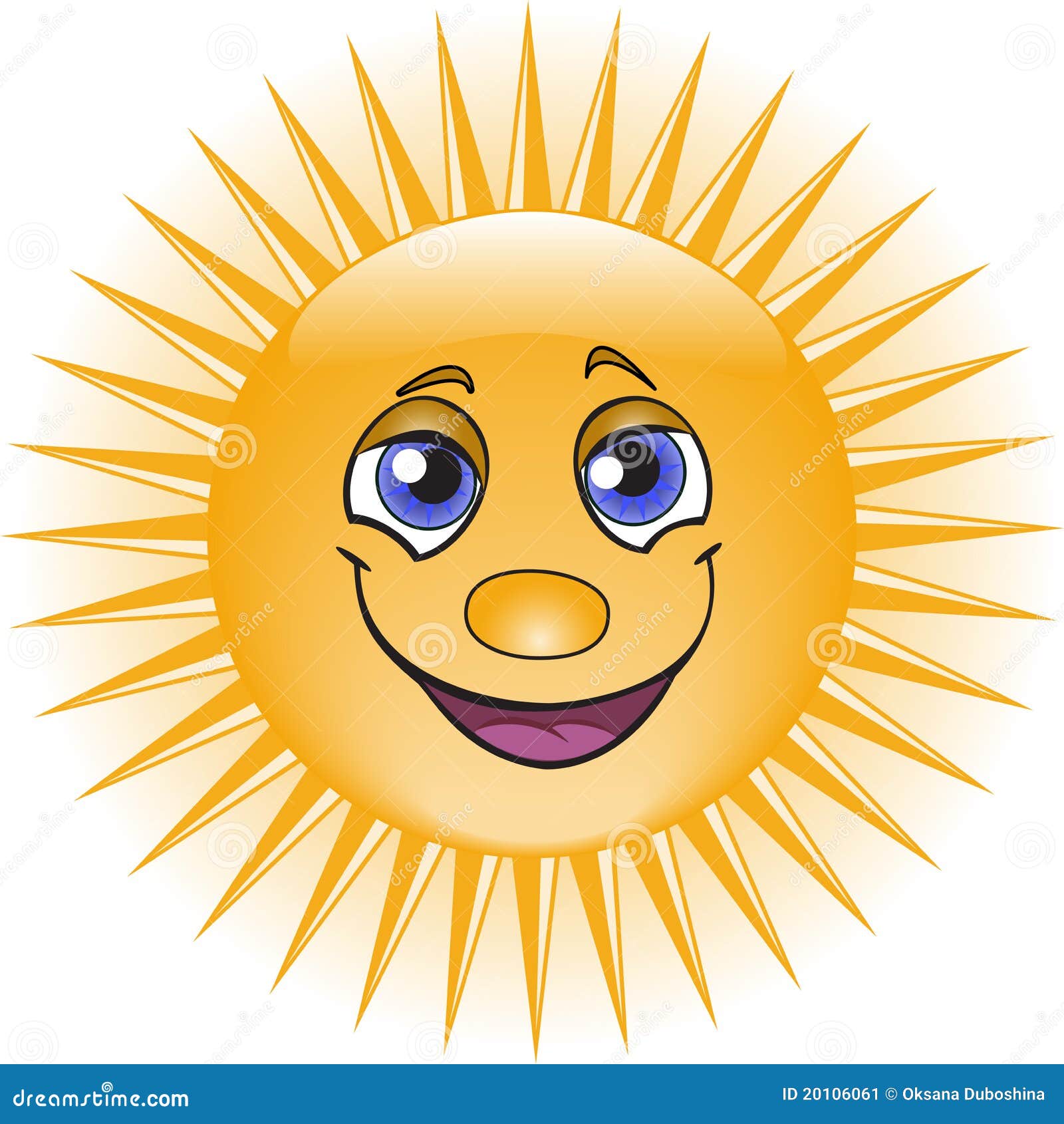 Orange sun stock vector. Illustration of celestial, bright 20106061