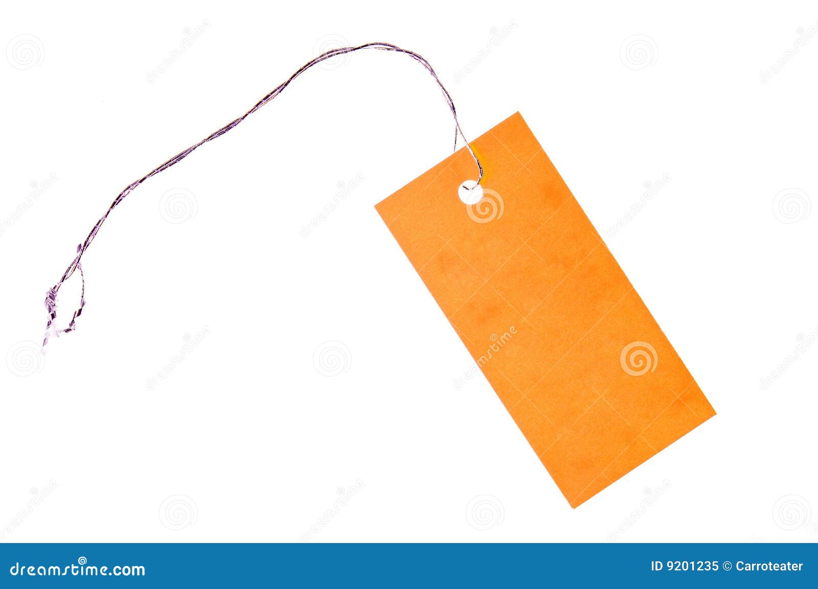 Orange tag stock image. Image of label, piece, price, grained 9201235