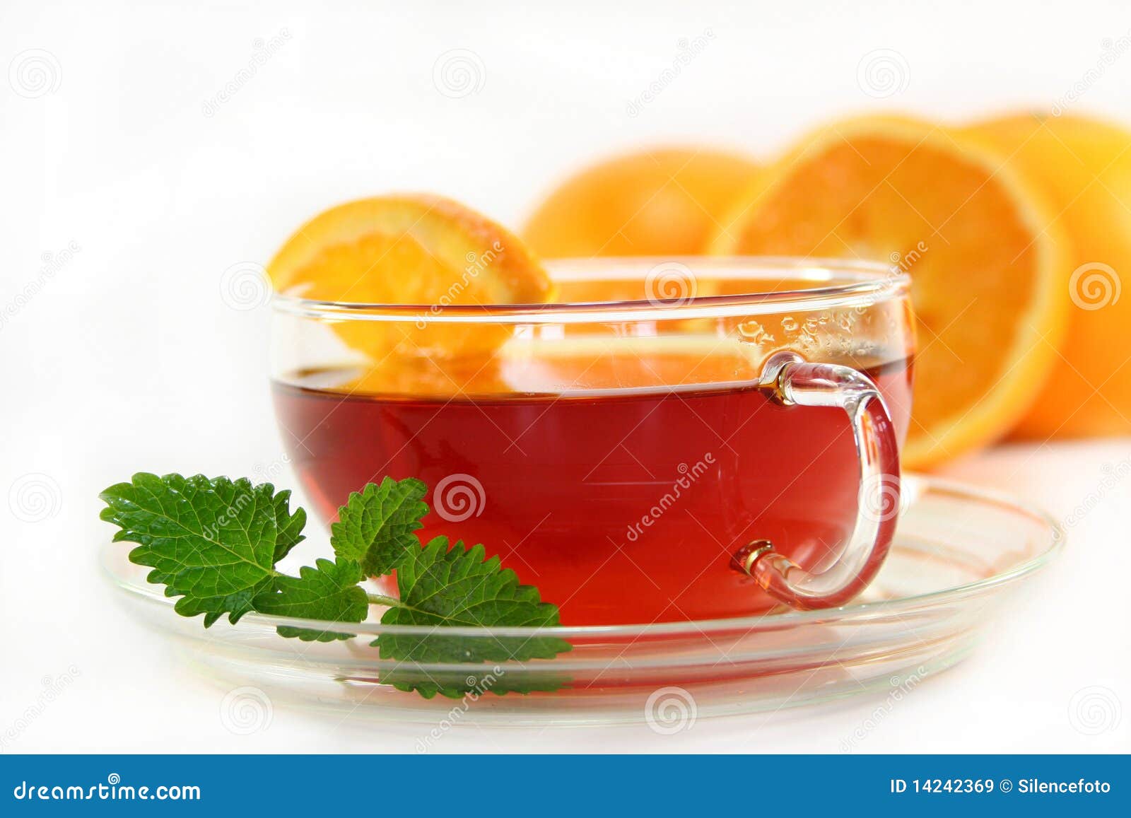 Orange Tee stockbild. Bild von frisch, warm, frei, kalt 14242369