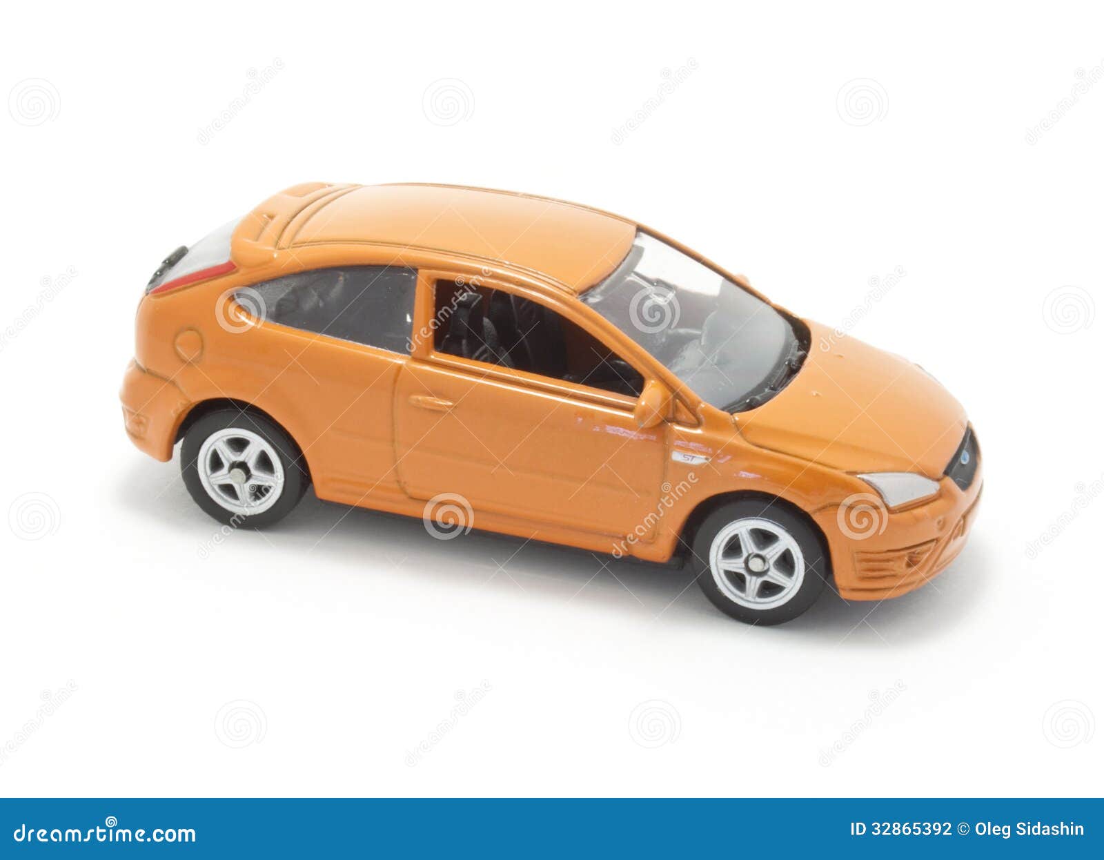 orange toy car