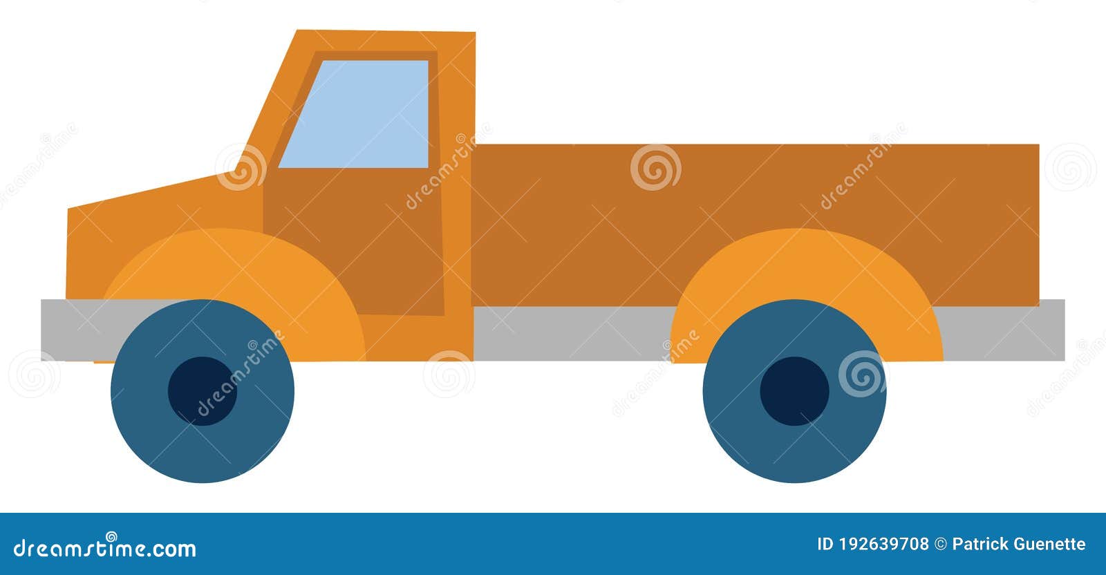 Orange Truck, Illustration, Vector Stock Vector Illustration of vehicle, carrying 192639708
