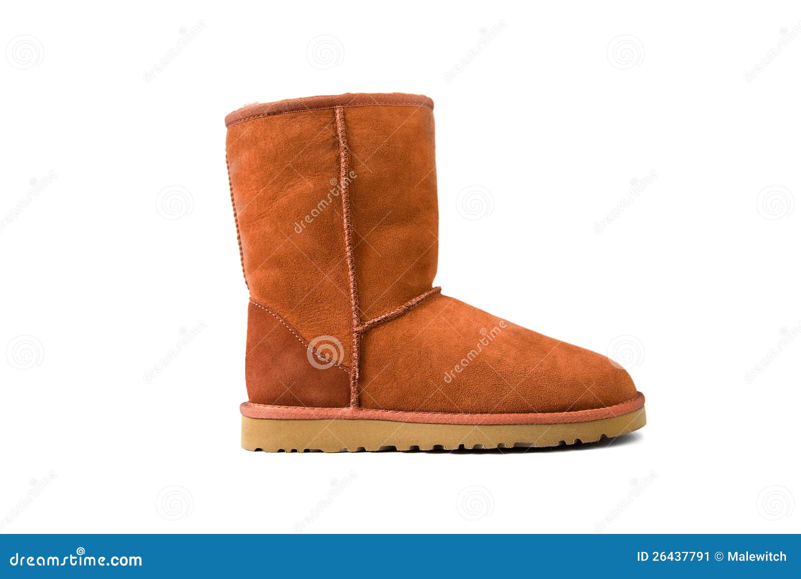 Orange ugg boot stock image. Image of chamois, object - 26437791