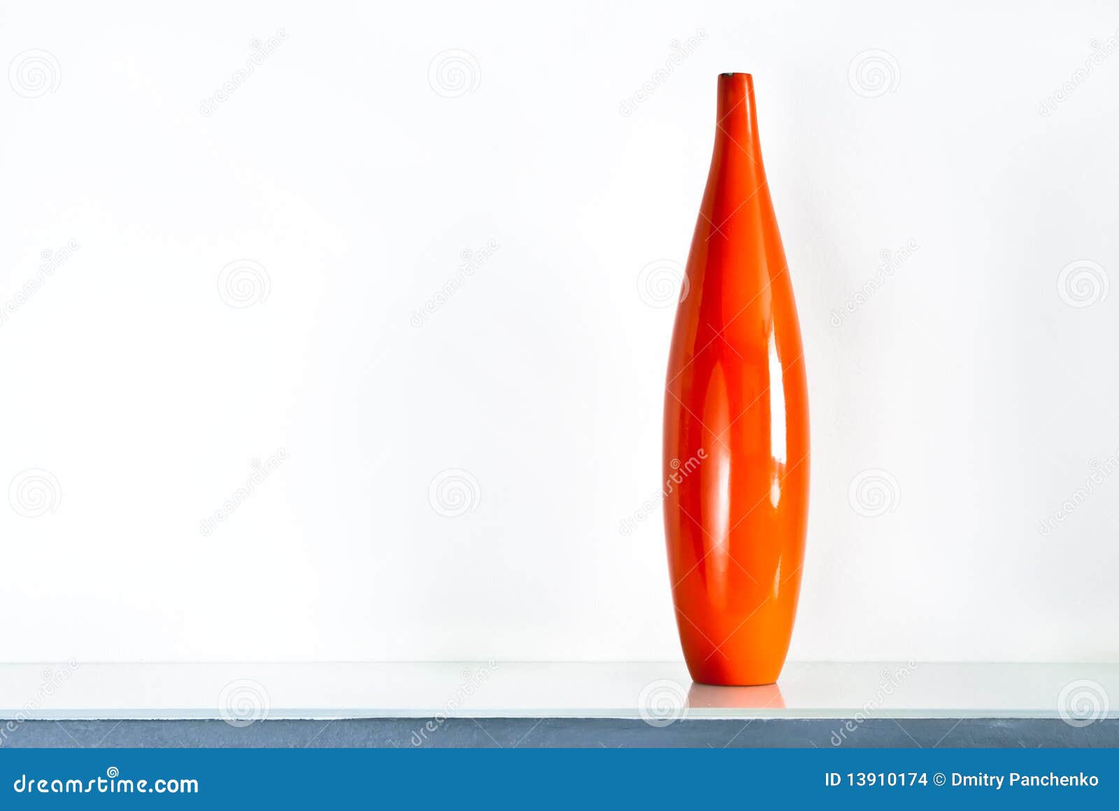 Orange vase stock photo. Image of nature, elegant, colorful 13910174