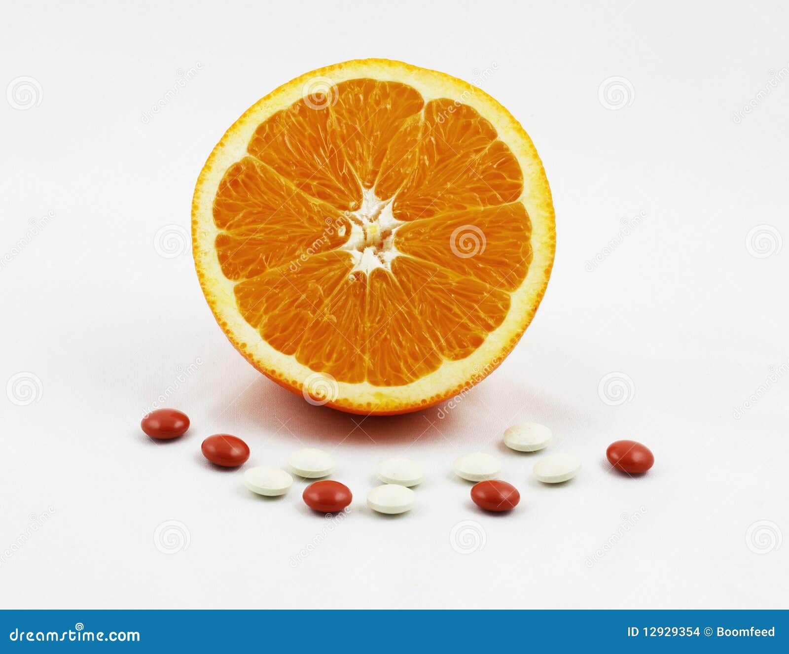 Orange with Vitamins and Minerals Stock Photo Image of niacin, peel