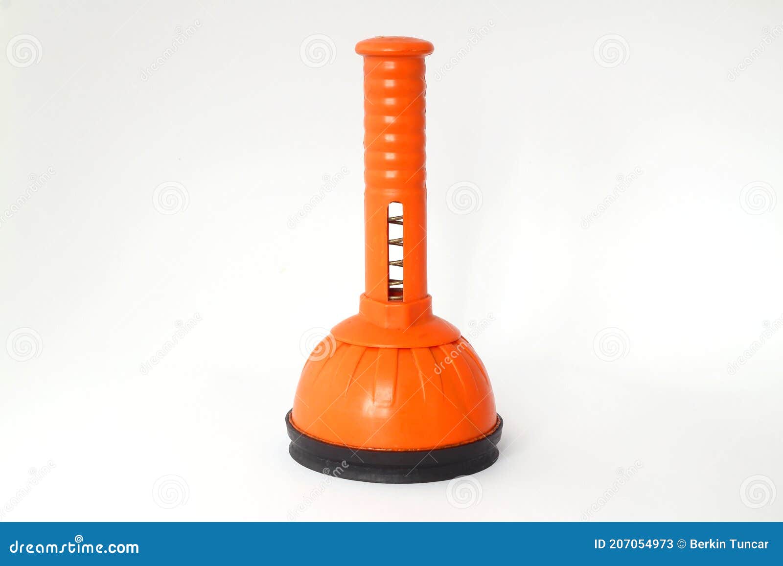 Orange Water Pump Isolated on White Background Stock Image Image of