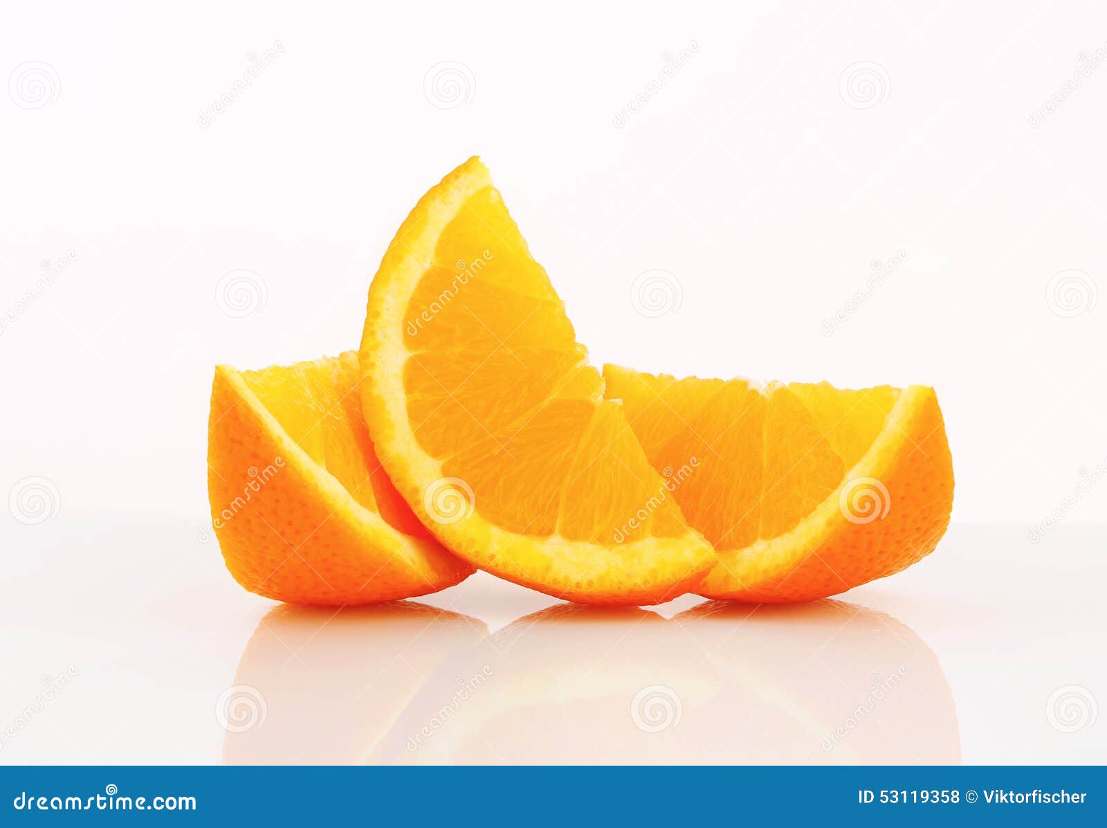 Orange wedges stock photo. Image of studio, cross, segments - 53119358