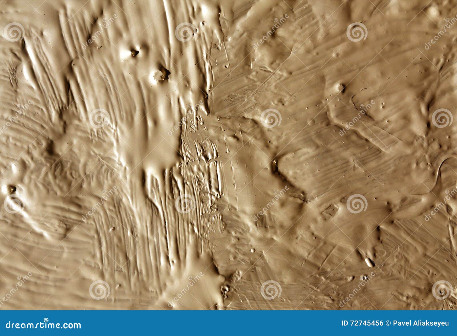 Orange wet paint texture. stock photo. Image of design 72745456