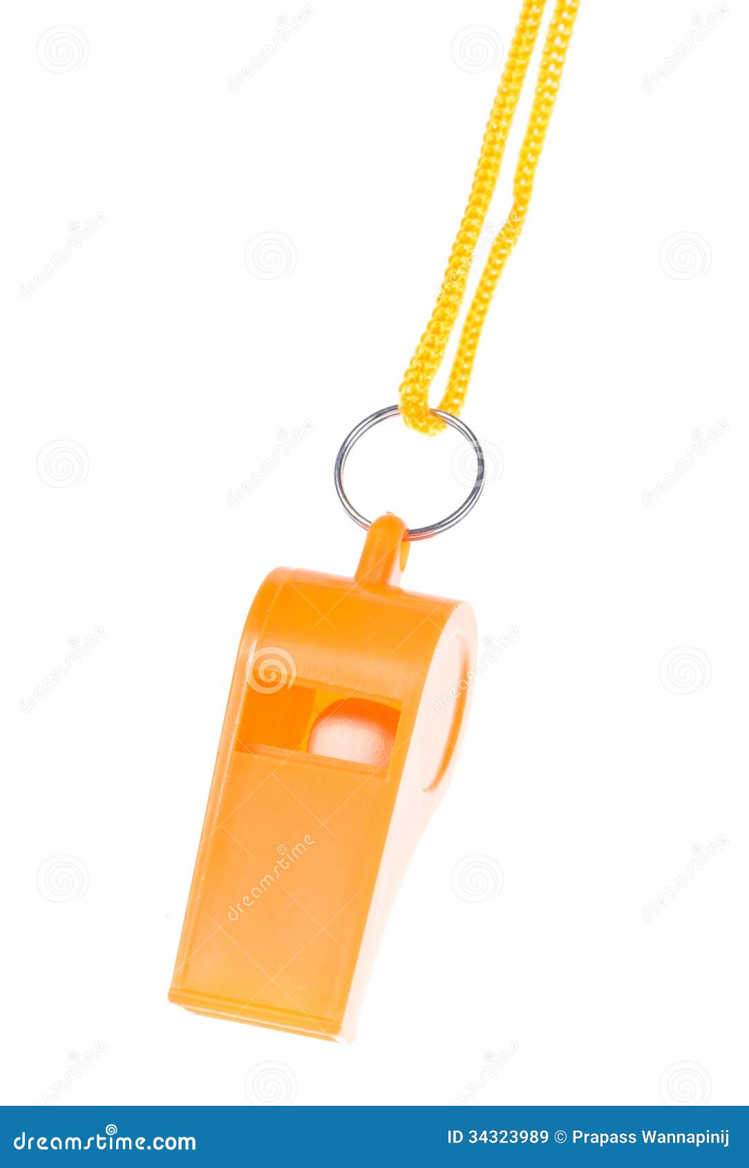 Orange whistle isolated stock image. Image of authority - 34323989