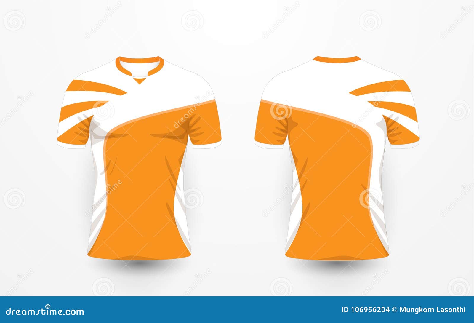 orange white jersey