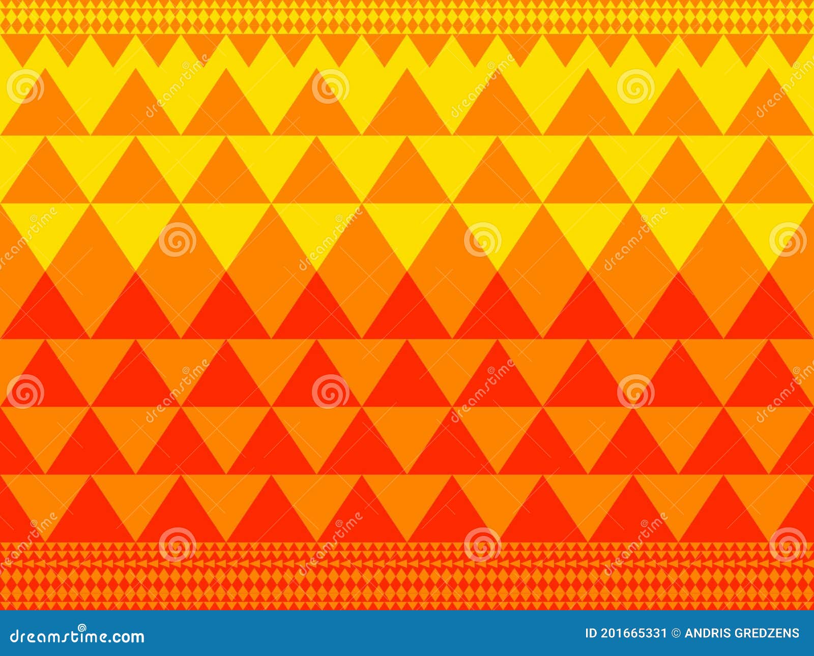 Orange Abstract Triangles Background Stock Illustration Illustration