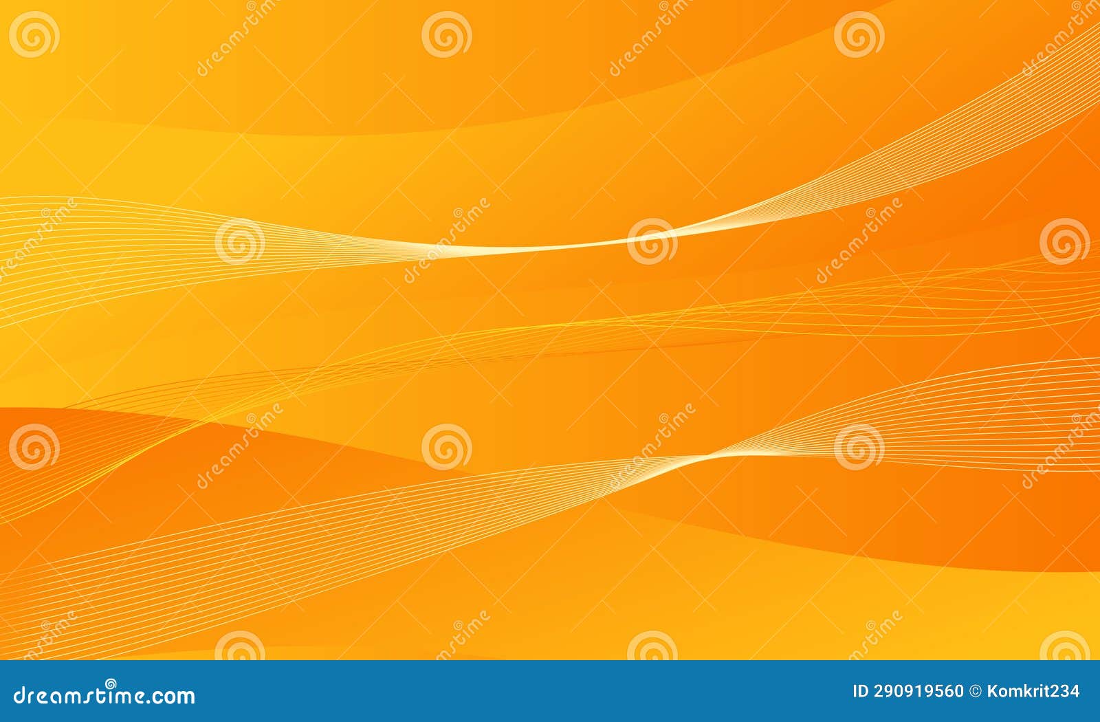 orange yellow color lines waves curves abstract background