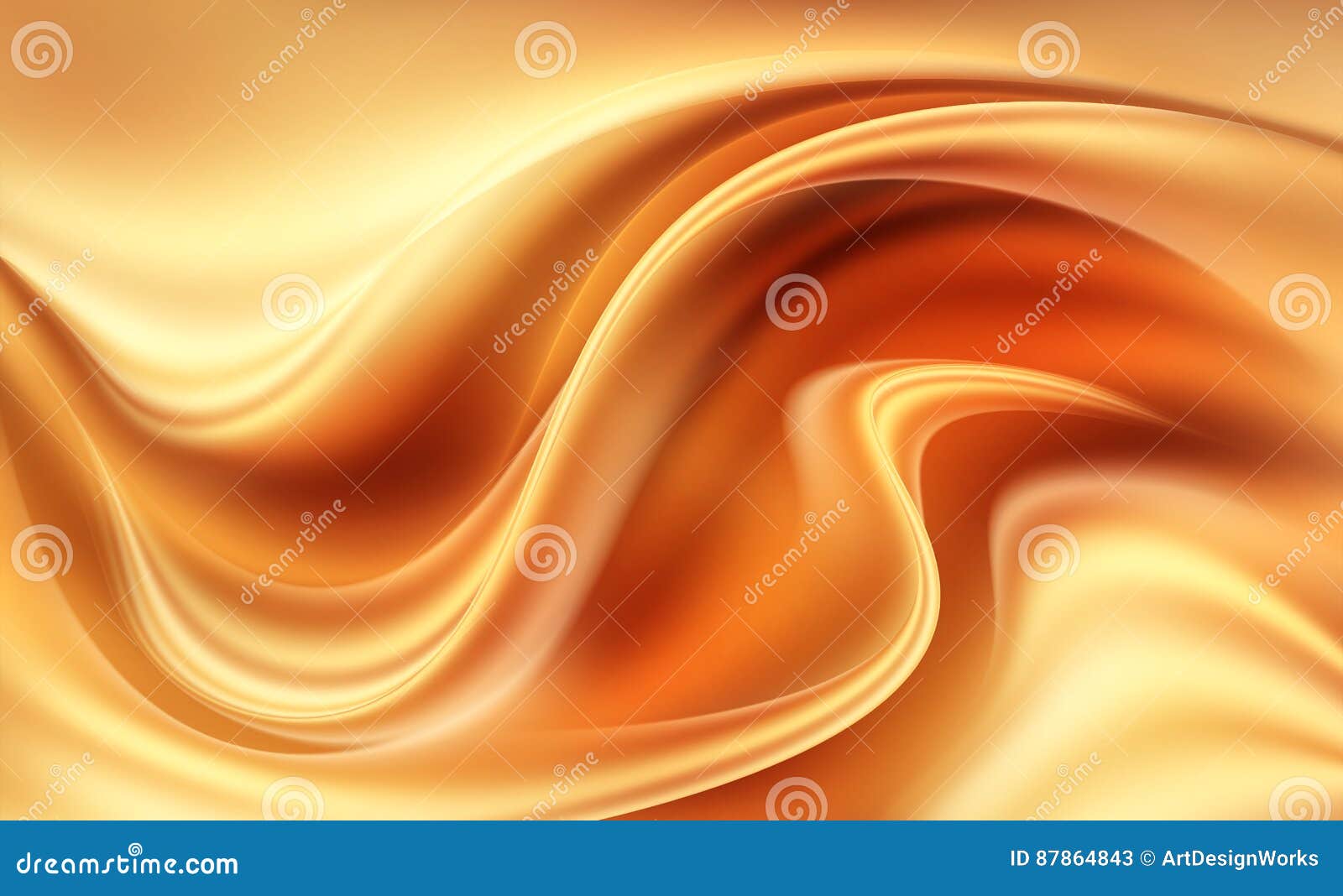 orange - yellow dynamic abstract modern background