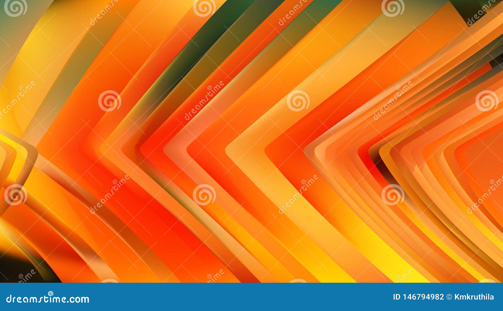 Orange Yellow Green Background Beautiful Elegant Illustration Graphic