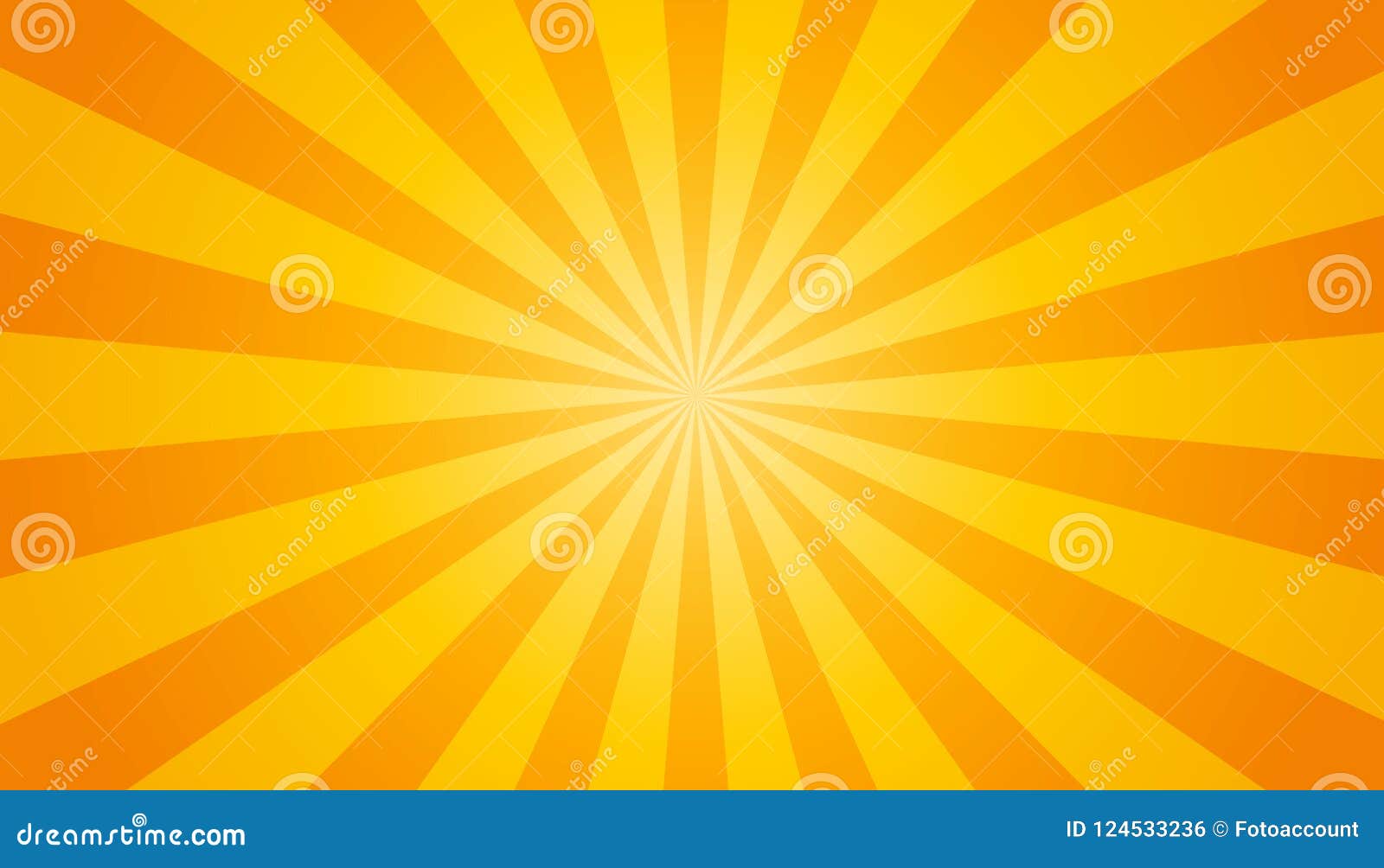 orange and yellow sunburst background -  