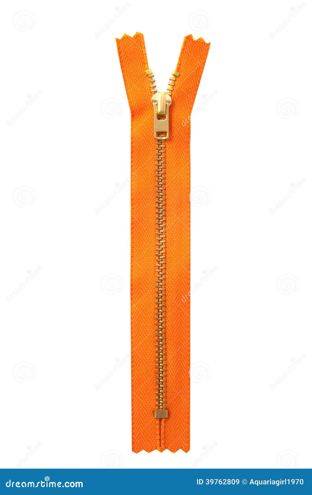 Orange zipper stock image. Image of gold, connection 39762809