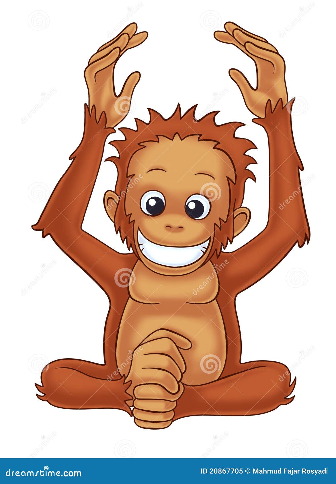 Orangutan Stock Illustration Illustration Of Chimpanzee 20867705