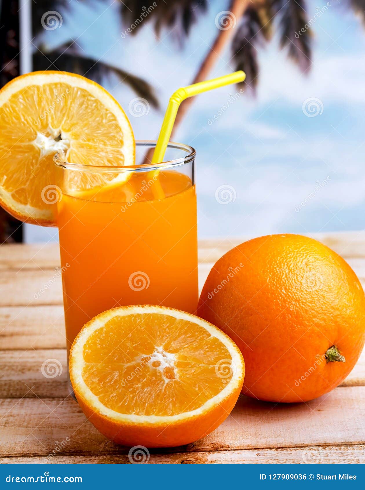 Oranje Juice Drink Indicates Citrus Fruit En Drank Stock Foto Image