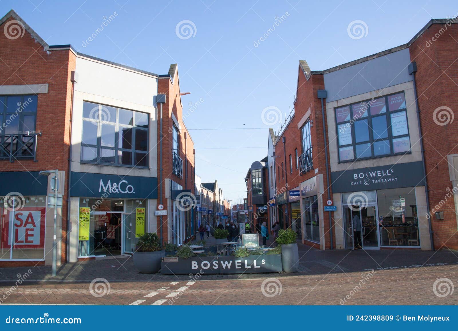 The Orchard Centre, Didcot, Oxfordshire in the UK Editorial Stock Image Image of window