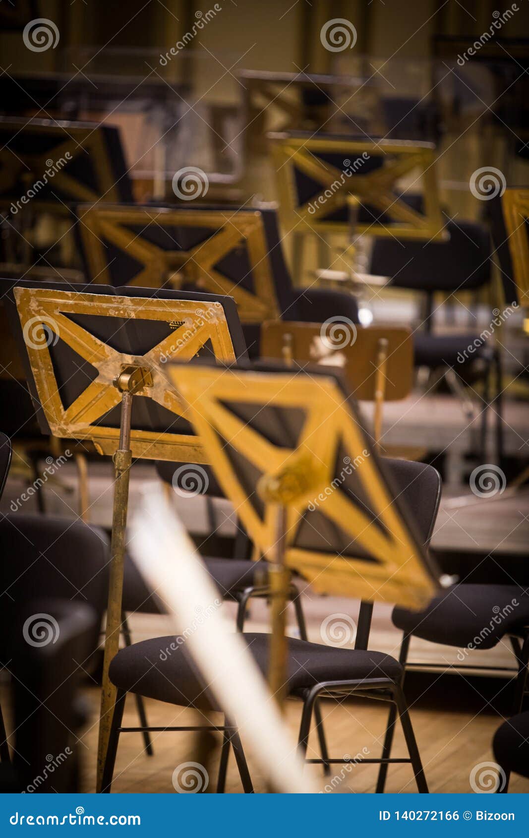 Orchestra Empty Seats on a Stage Stock Photo - Image of event, sing