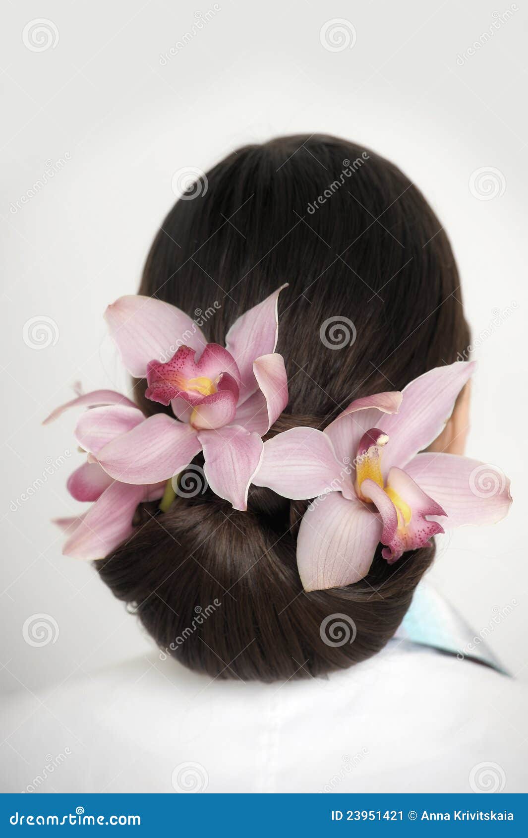 Orchids in hair stock image. Image of peaceful, lifestyle - 23951421 Orchids in hair stock image. Image of peaceful, lifestyle - 23951421