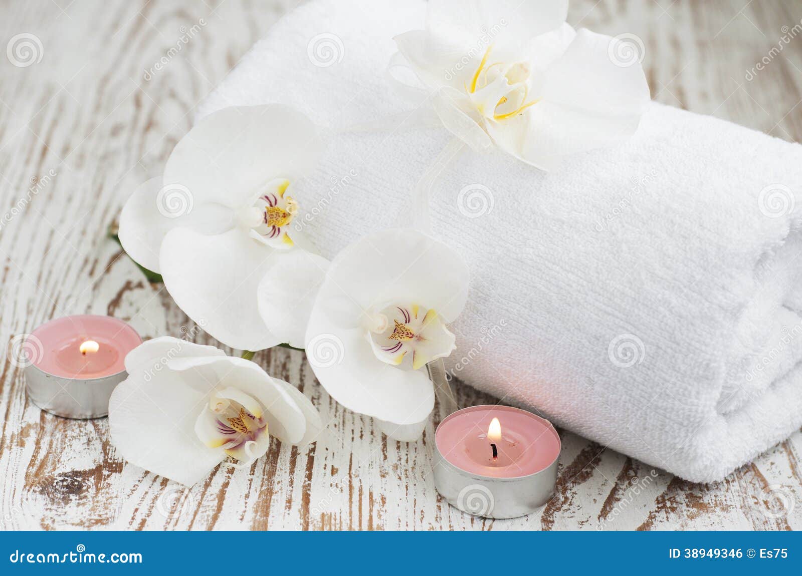 Orchids spa stock foto. Image of schoonheid, massage 38949346