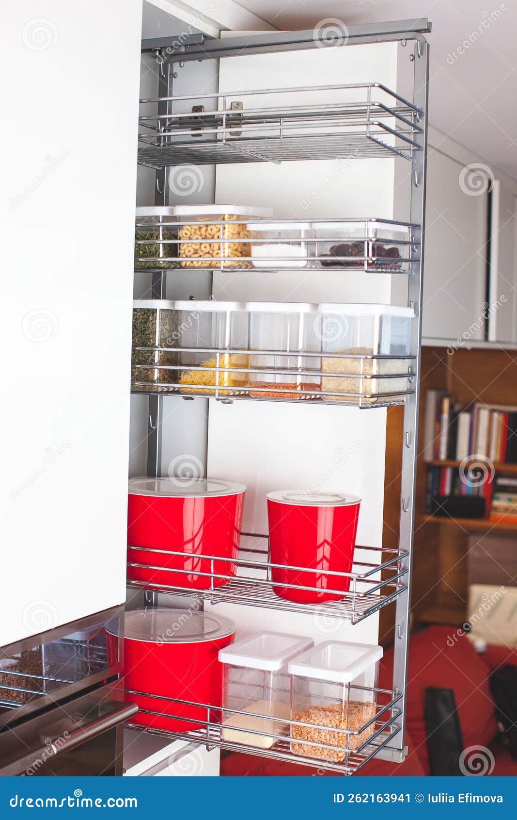 Order in the Kitchen. Storage System. Stock Image Image of storage
